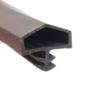 Brązowa uszczelka do drzwi wewnętrznych TPE