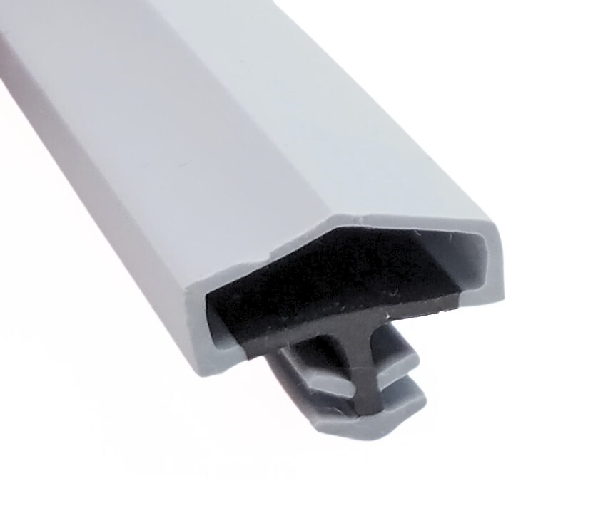 Szara uszczelka do drzwi wewnętrznych z TPE