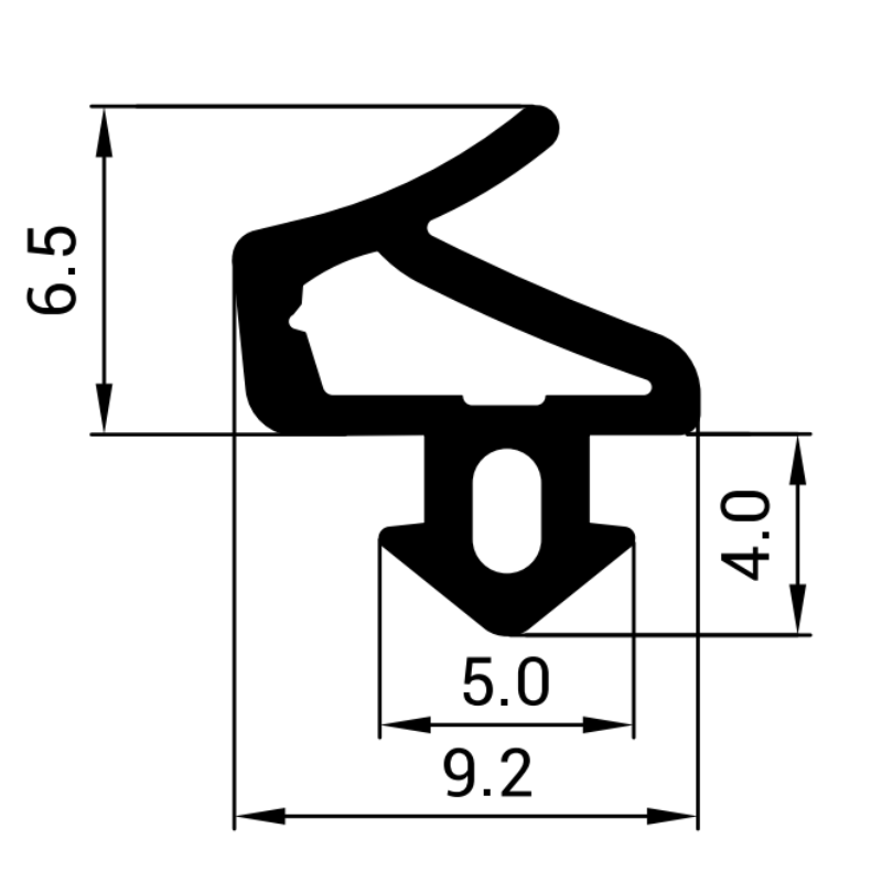 Uszczelka do okien PCV Salamander Z7-0025