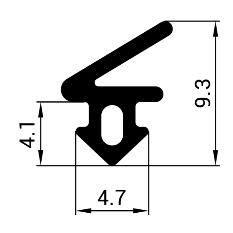 Uszczelka do okien PCV Panorama Z7-0027