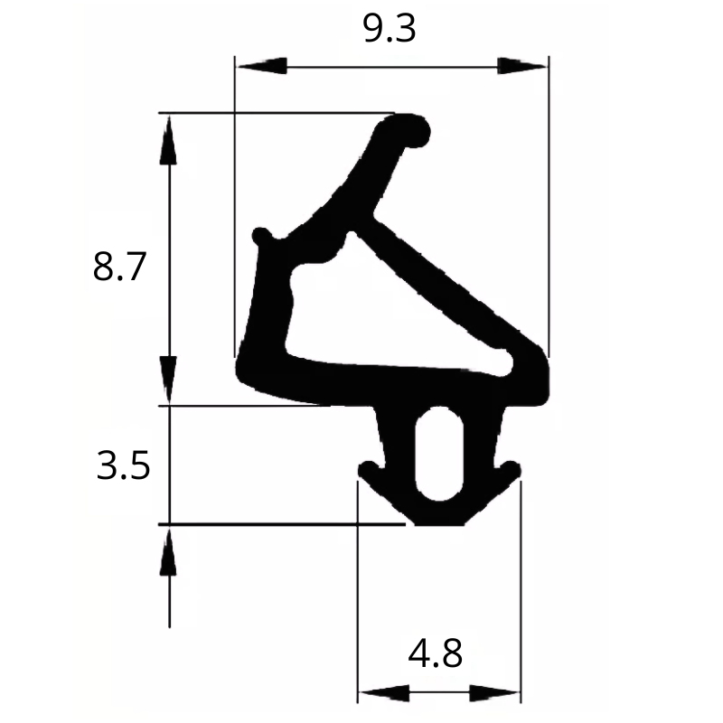 Uszczelka do okien PCV Uniwersalna Z7-0031