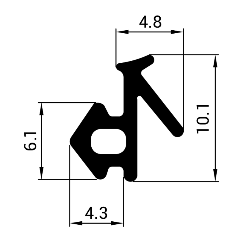 Uszczelka do okien PCV Veka Z7-0032