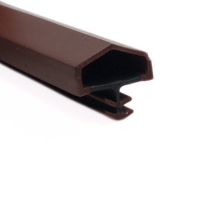 Mahoniowa uszczelka do drzwi wewnętrznych z TPE