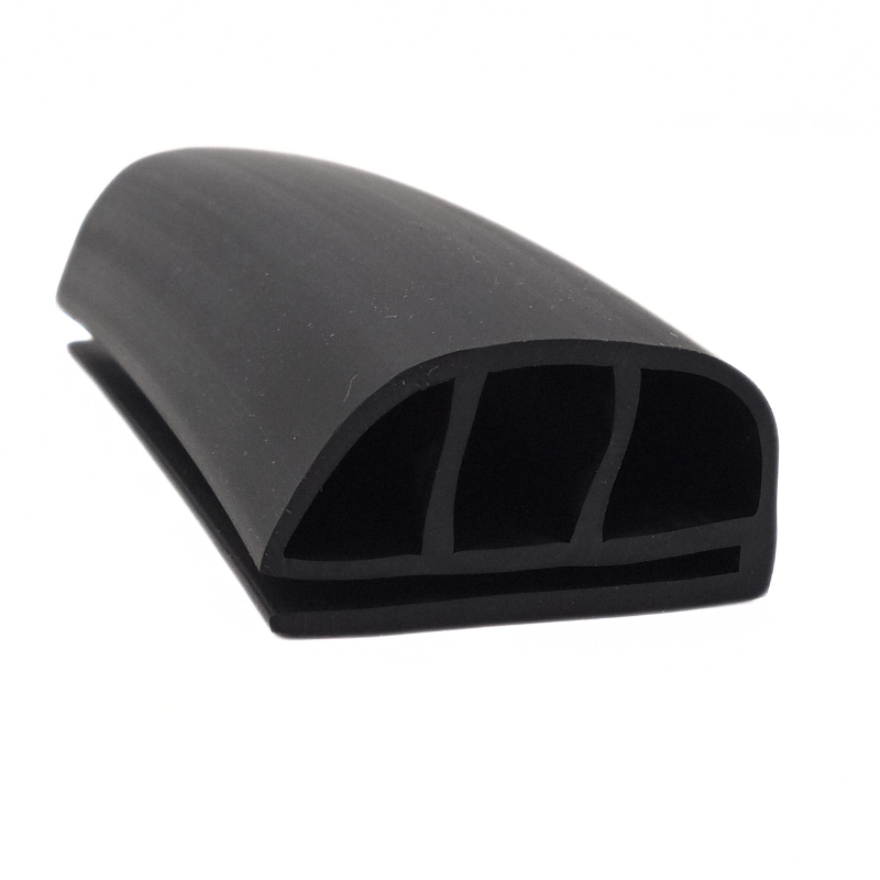 Uszczelka drzwi chłodni czarna PVC profil e 40 mm