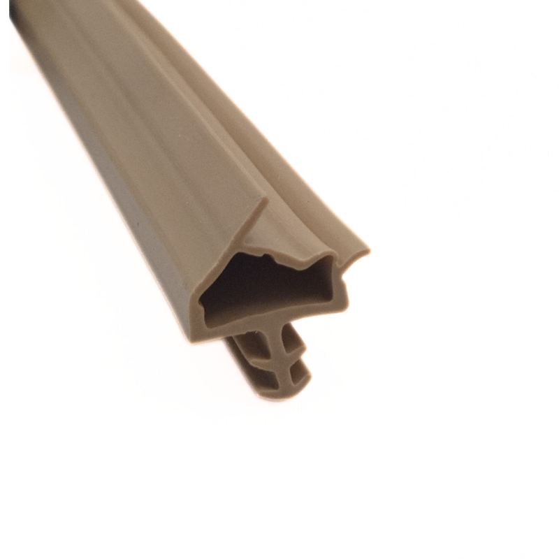 Uszczelka drzwiowa wewnętrzna TPE wciskana we frez beżowa