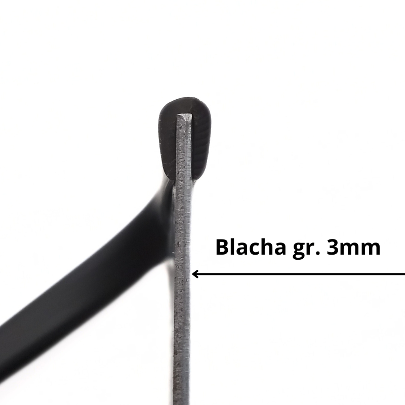 Uszczelka krawędziowa czarna 3mm PVC Z24-0004 - obrazek 3