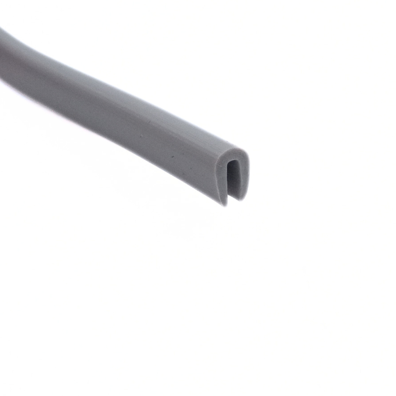 Uszczelka krawędziowa typu U na rant blachy 1mm szara