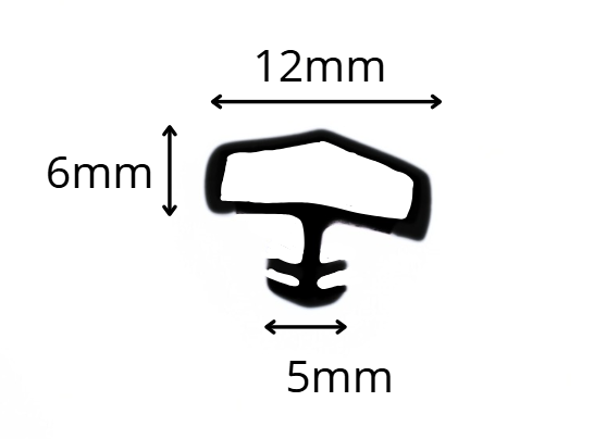 uszczelka do drzwi wewnętrznych TPE